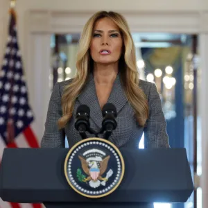 GettyImages-2270609405 Epstein Victims Speak Out Against Melania Trump Statement