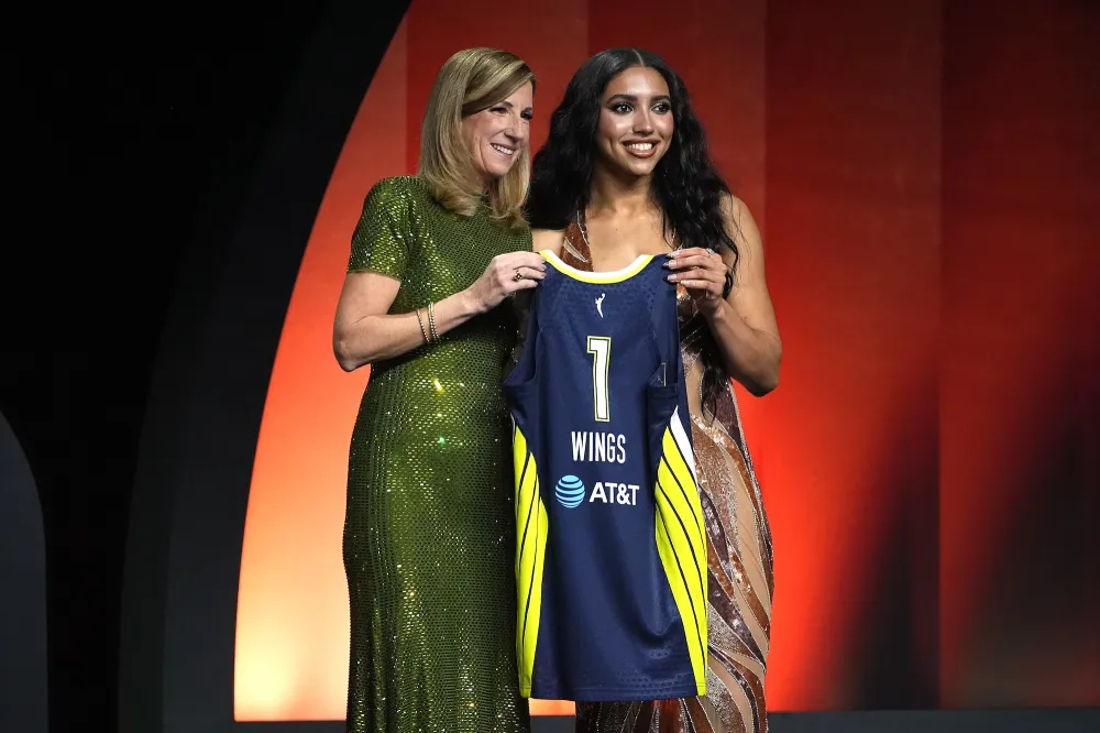 No 1 WNBA Draft Pick Azzi Fudds Reaction to Reuniting With Paige Bueckers