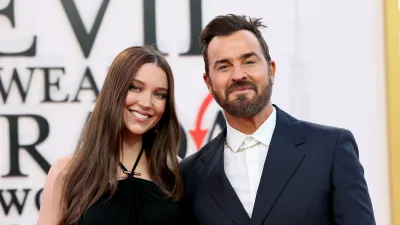 GettyImages-2272286295 Justin Theroux and Nicole Brydon Bloom Make Red Carpet Return 2 Days After Announcing Sons Birth