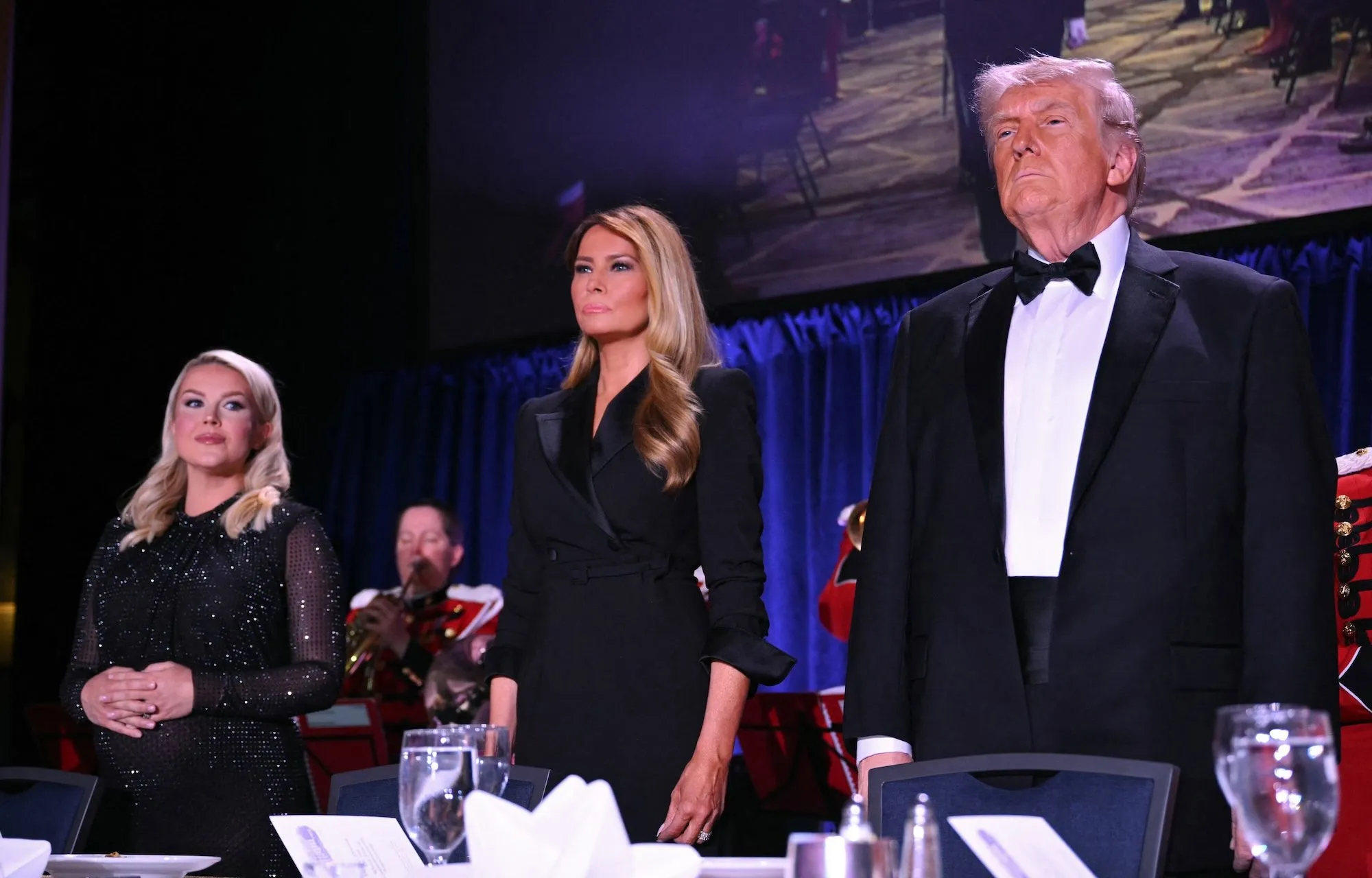 GettyImages-2272595443 white house correspondents dinner shooting karoline leavitt melania trump donald