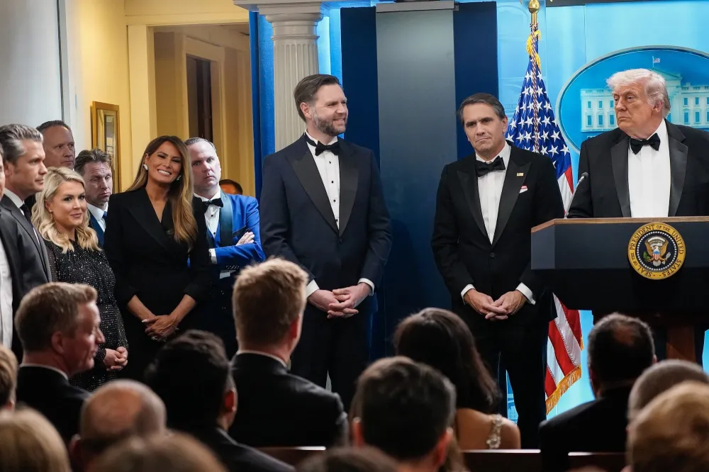 GettyImages-2273158202 Donald Trump Praises Melanias Reaction to WHCD Shooting