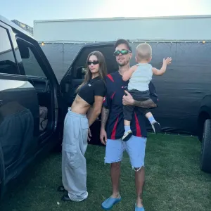 Hailey Bieber Shares Photo With Justin and Son Jack After Coachella Weekend