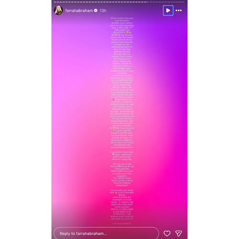 Inside Farrah Abraham Salon Drama After Accused of Skipping Payment 3