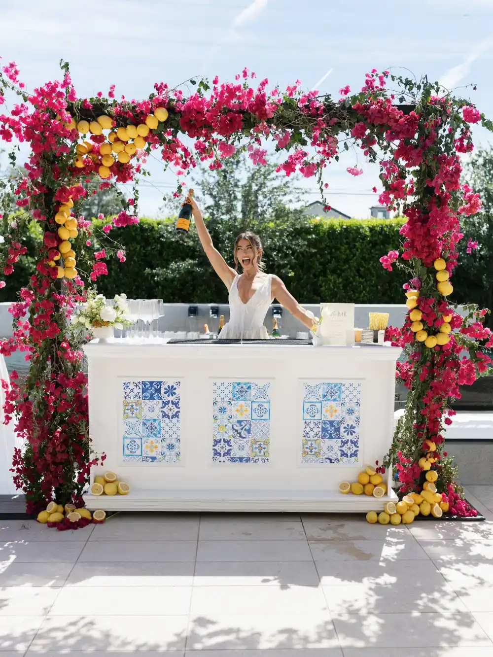 Amalfi Coast Inspired Bridal Shower at Private Estate in Scottsdale Arizona