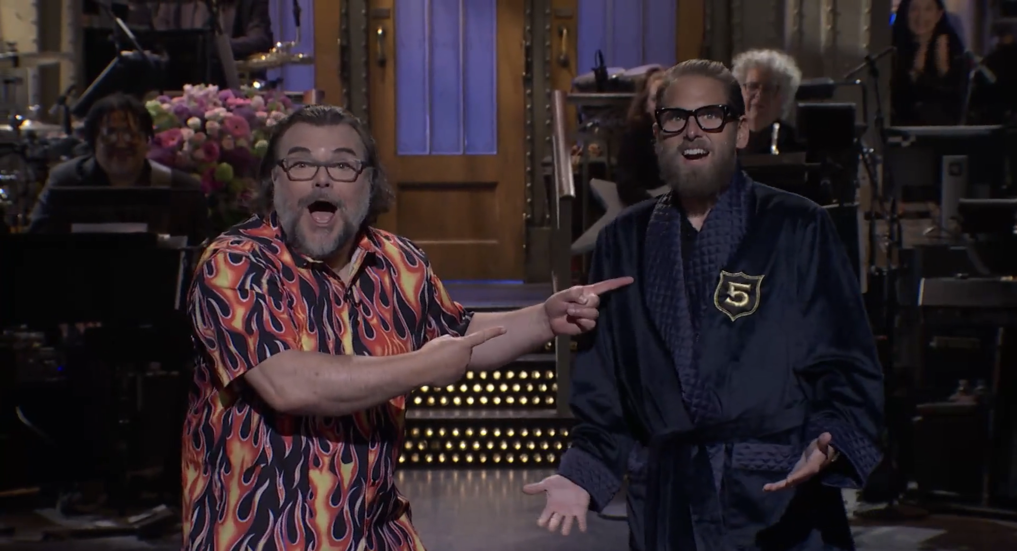 Jonah Hill and Tina Fey Crash Jack Black SNL 5-Timers Club Induction