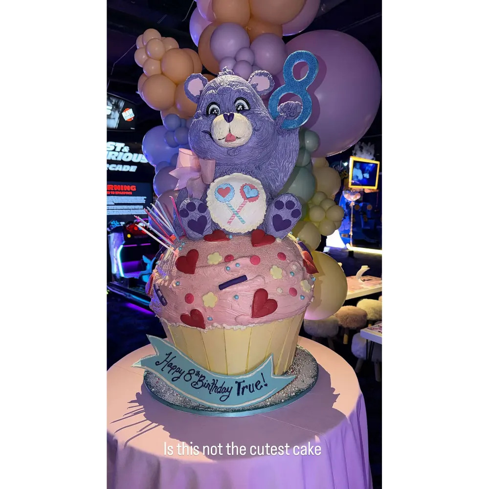 Khloe Kardashian Celebrates Daughter True 8th Birthday With Care Bear Themed Party 2
