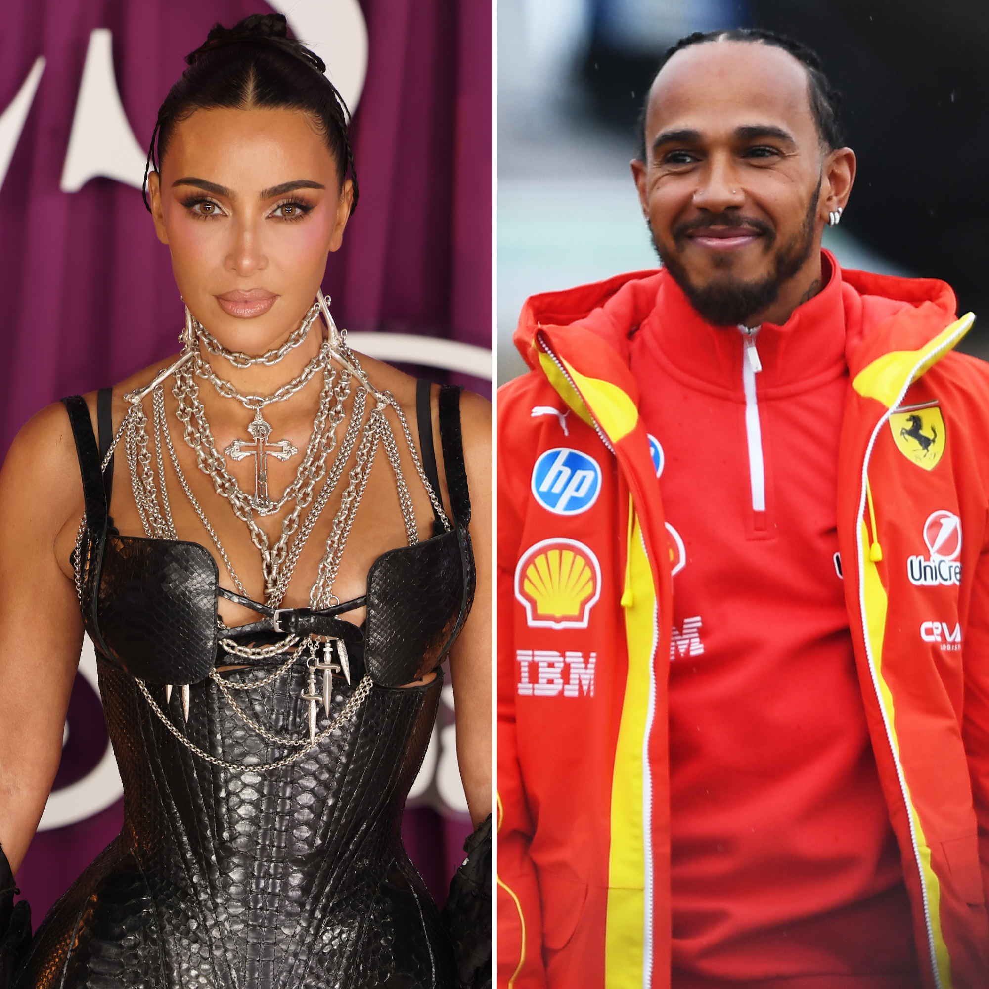 Lewis Hamilton Shares Video Driving With Kim Kardashian