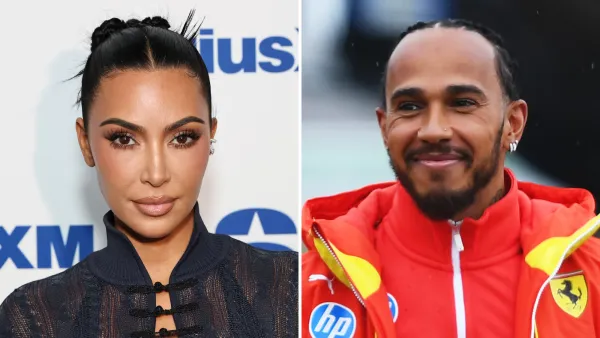 Kim Kardashian and Lewis Hamilton Pack on the PDA, Share a Kiss in Malibu Ocean