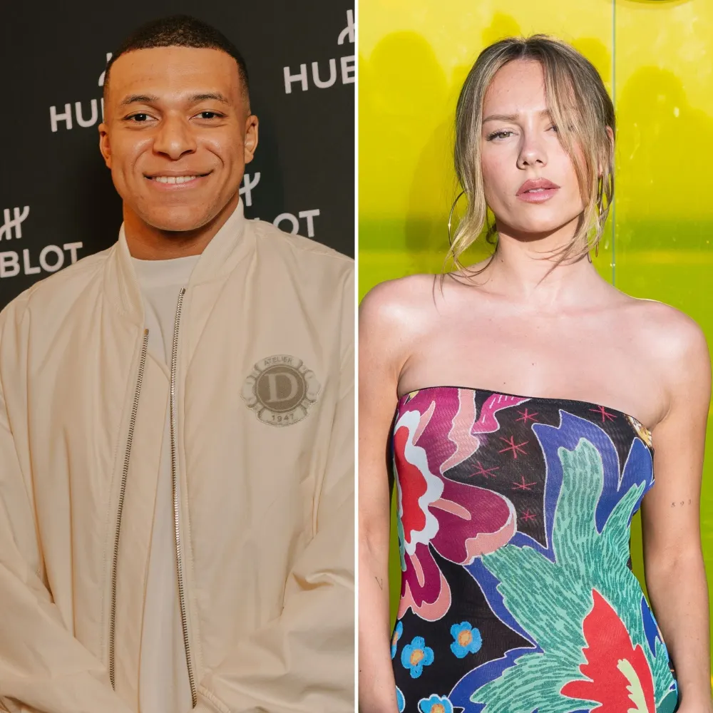 Ester Exp&oacute;sito y Kylian Mbapp&eacute;.