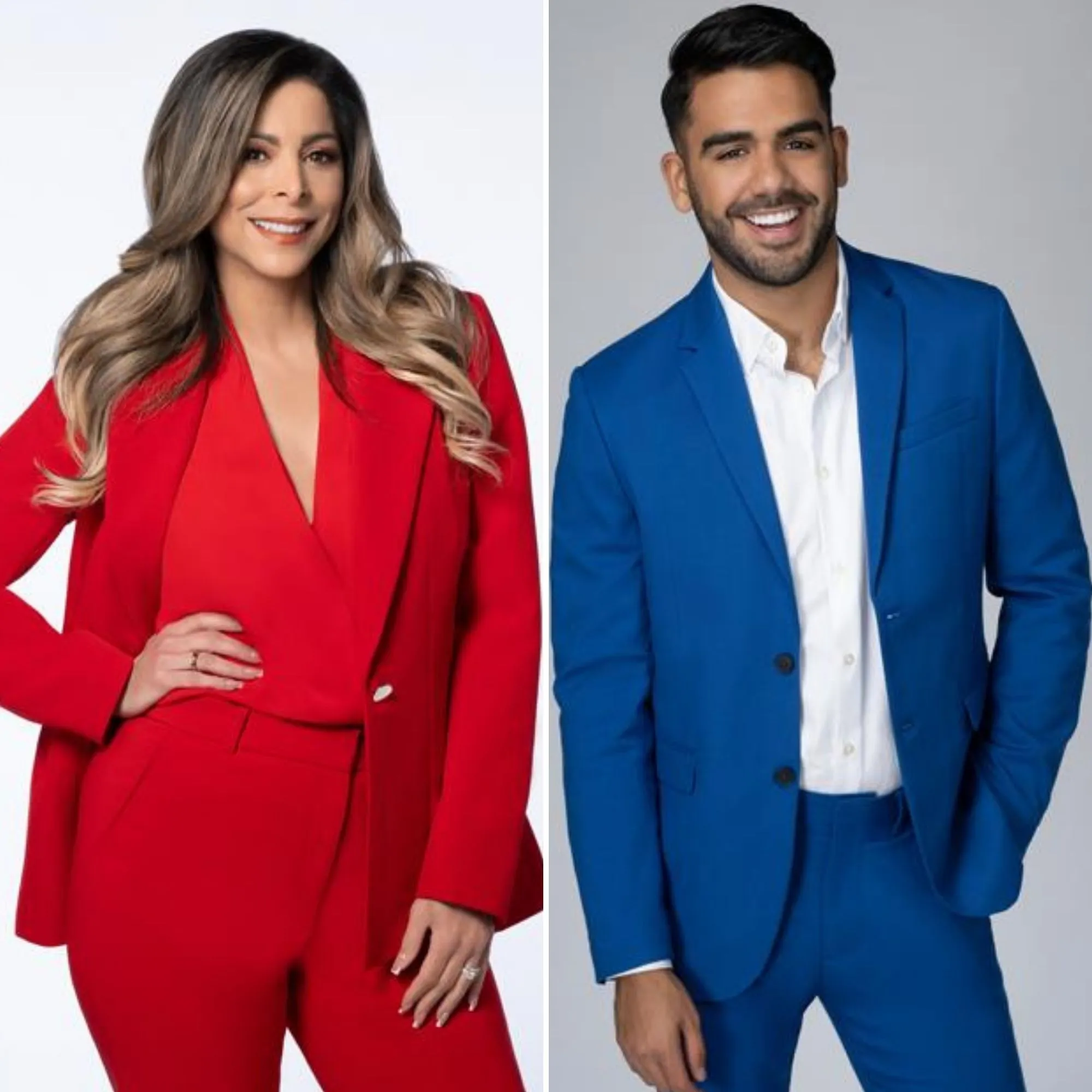 Lourdes Stephen y Carlos Adyan.