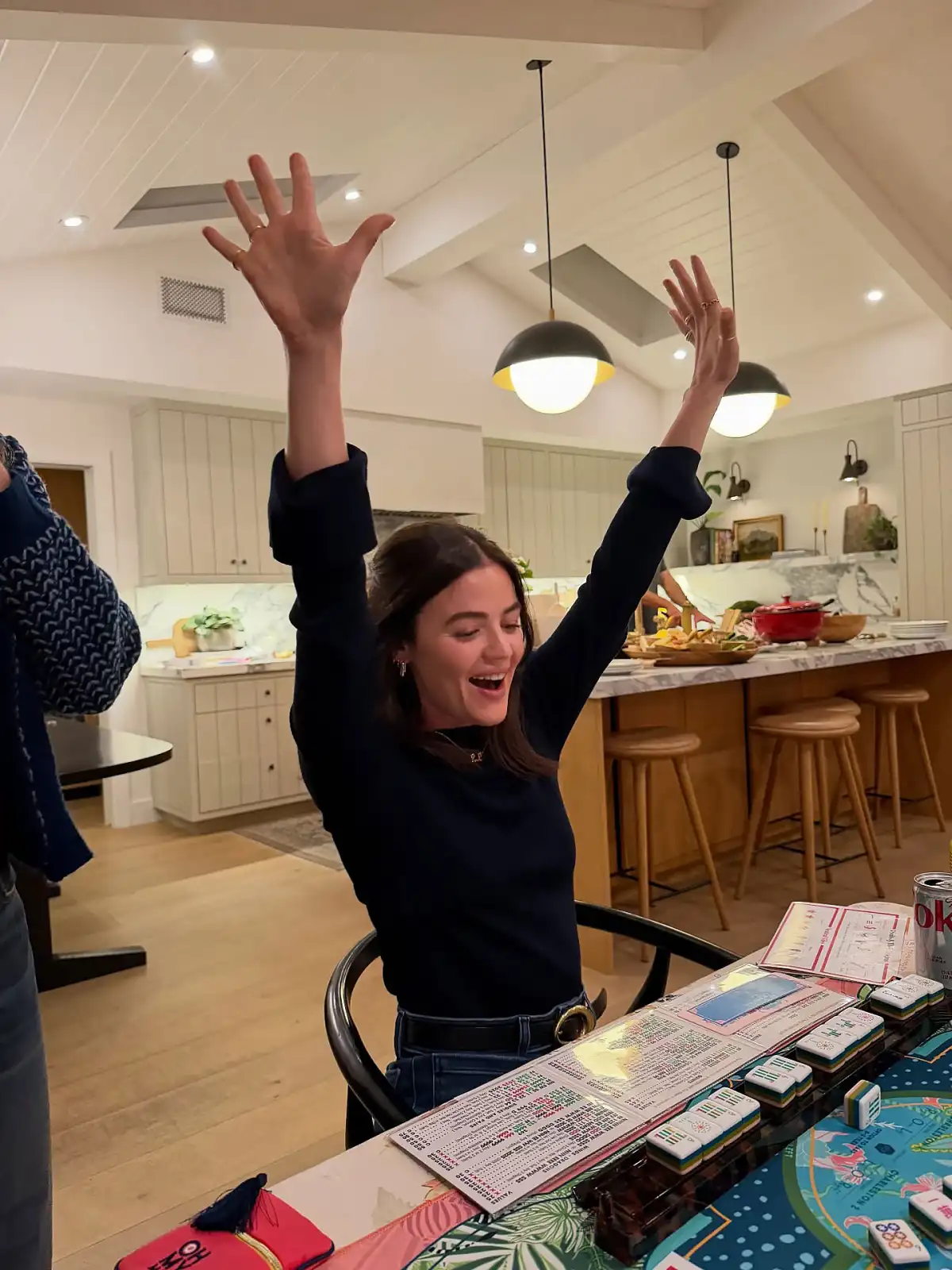 Lucy Hale They Get Competitive About Games Just Like Us