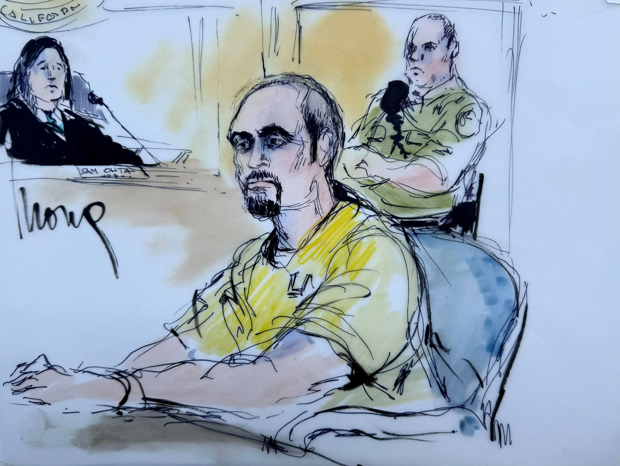 Nick Reiner Court Sketch April 29 2026