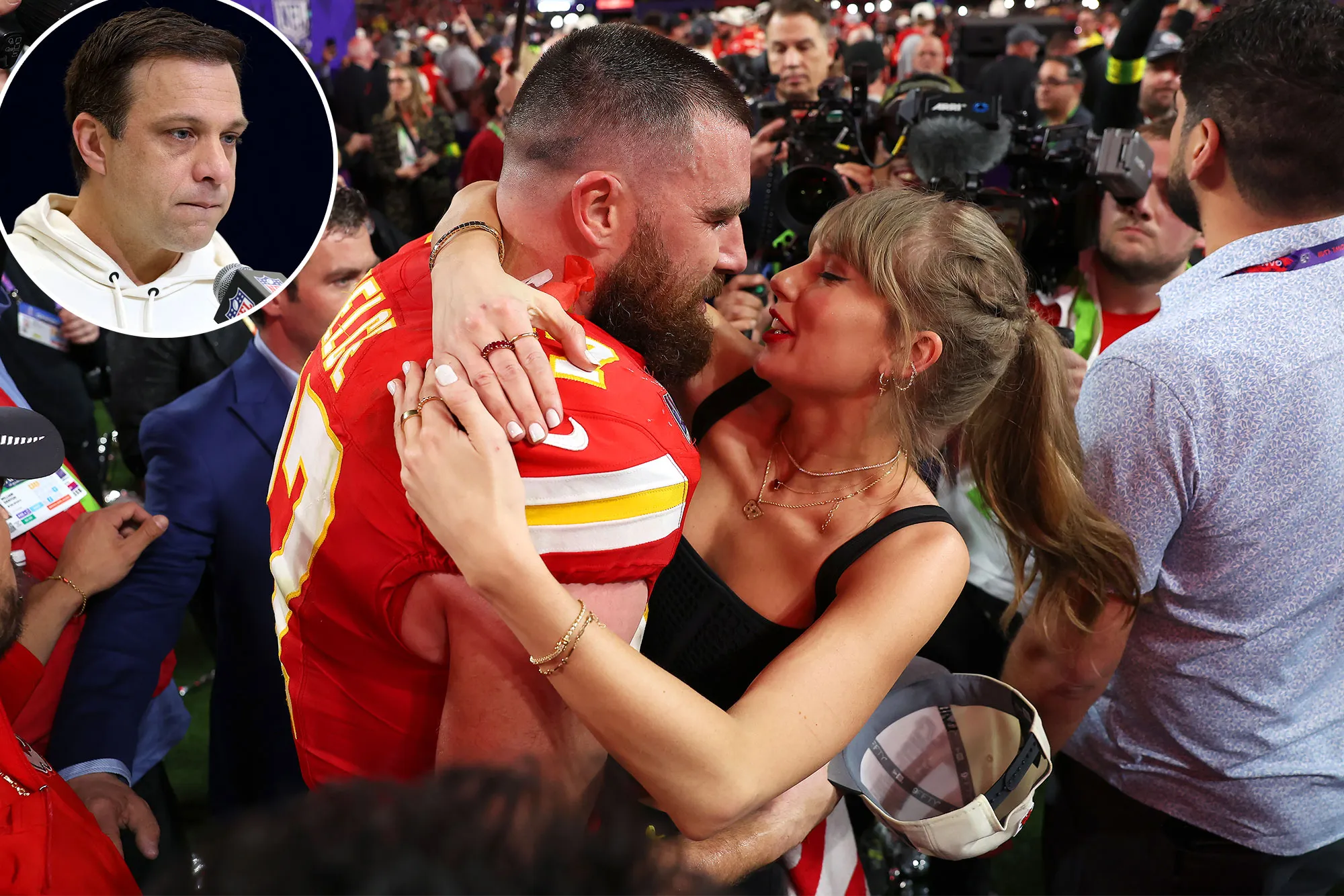 Promo Chiefs GM Brett Veach Gives Uncomfortable Answer About Travis Kelce and Taylor Swift Wedding