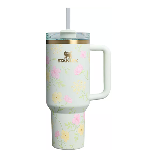 Stanley 40 oz. Quencher H2.0 FlowState Tumbler Spring Blossoms