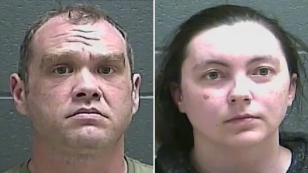 Starving Toddler Ate Drywall and Diapers Couple Arrested in His Death Says Police Trevor Reichard Hayes and Katherine Carter