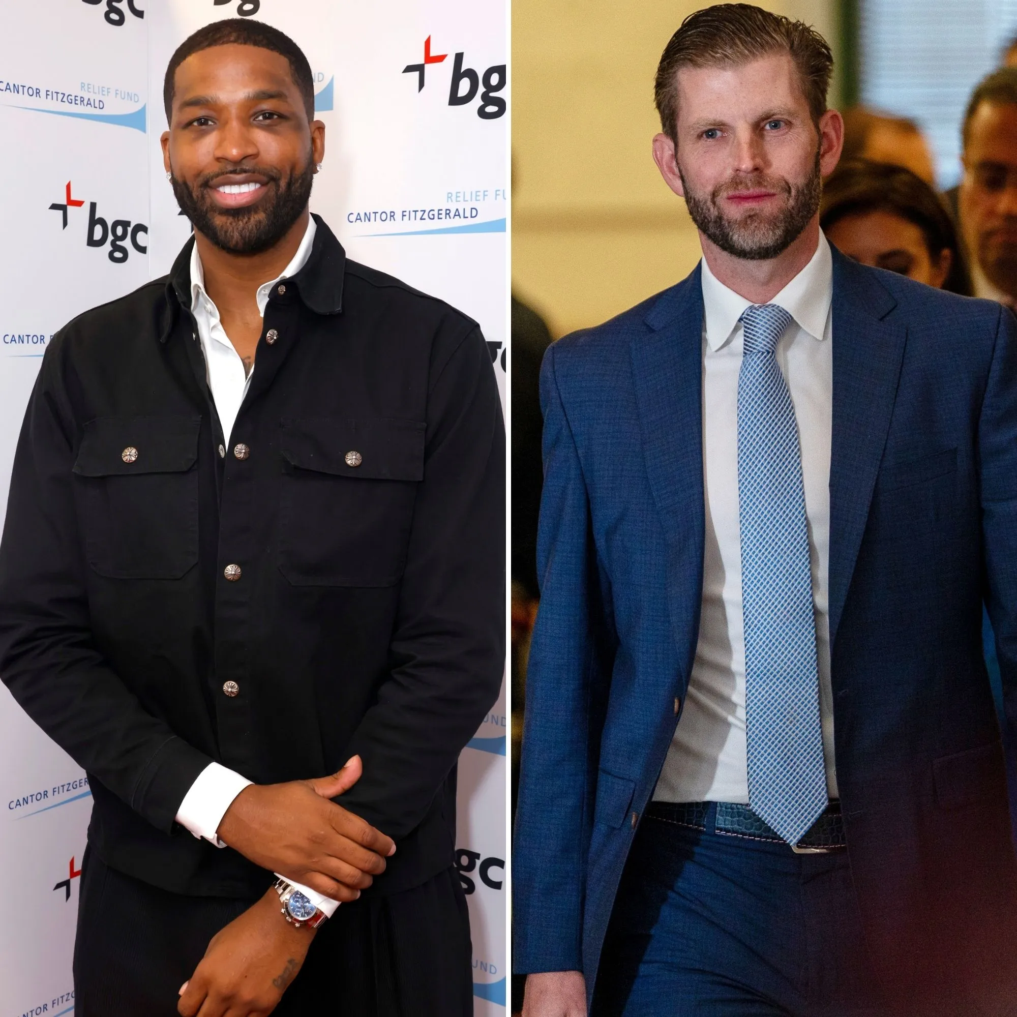Tristan Thompson Says He Is Very Close With President Donald Trump Son Eric Trump