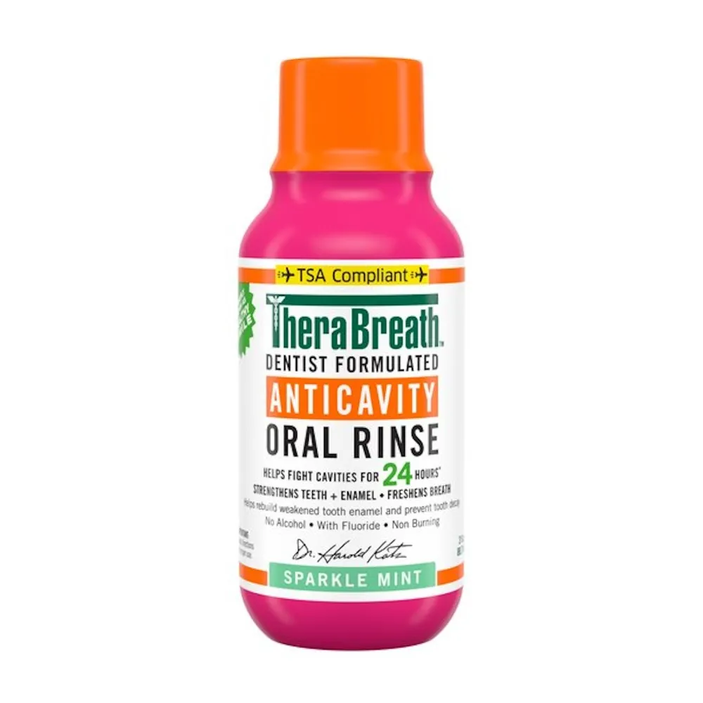 Whats In My Bag TheraBreath Travel Size Anticavity Oral Rinse