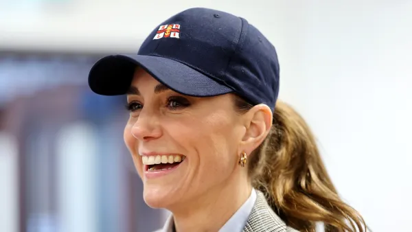 LONDON, ENGLAND - MARCH 12: Catherine, Princess of Wales during her visit to the RNLI Tower Station on March 12, 2026 in London, England. The Prince and Princess of Wales visited the Royal National Lifeboat Institution (RNLI) to hear about their work saving lives on the River Thames, as the charity celebrates 25 years of RNLI Lifeguards. (Photo by Chris Jackson/Getty Images)