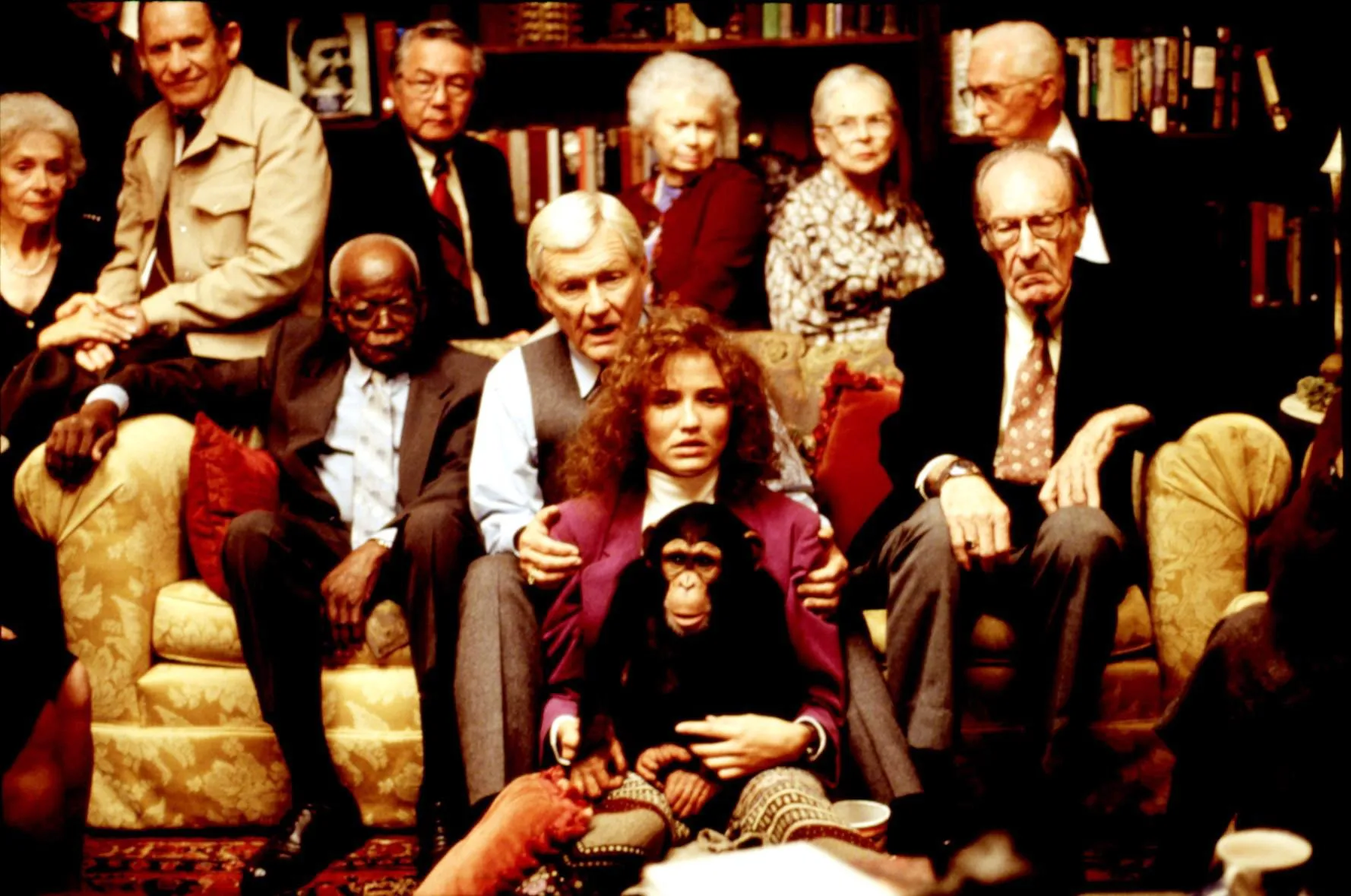 Orson Bean, Cameron Diaz and others in Being John Malkovich