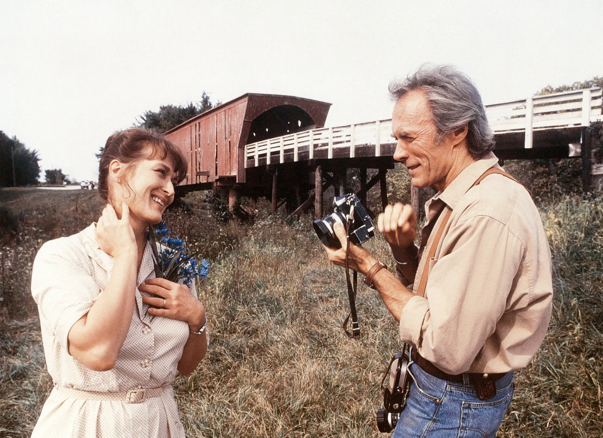 Meryl Streep and Clint Eastwood in The Bridges of Madison County