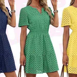 eyelet dress
