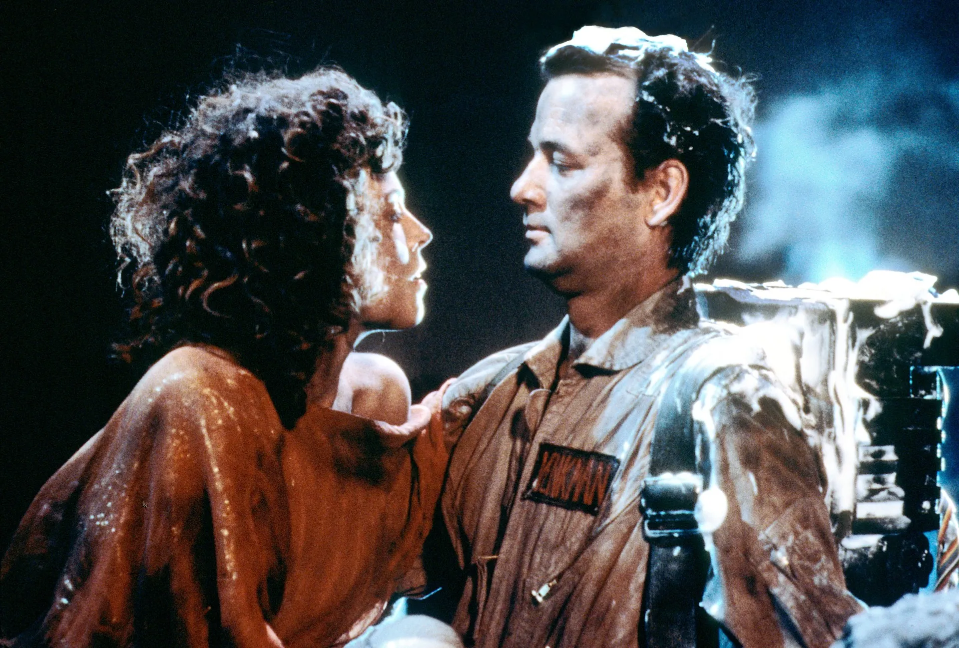 Sigourney Weaver and Bill Murray in Ghostbusters