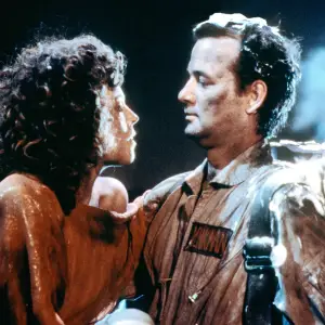Sigourney Weaver and Bill Murray in Ghostbusters