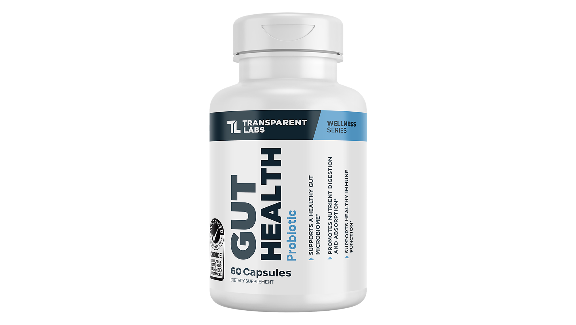 The Vitamin Shoppe Transparent Labs Gut Health Probiotic