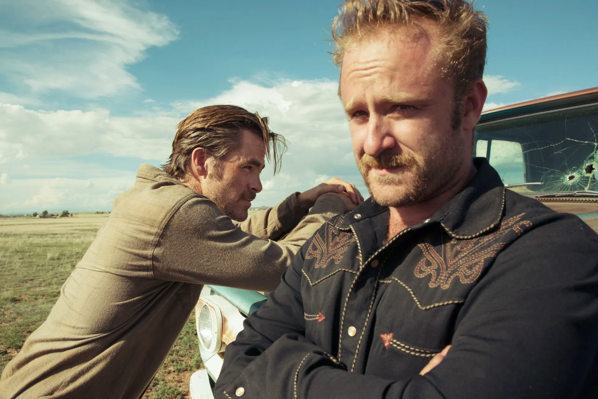 Chris Pine and Ben Foster in Hell or High Water