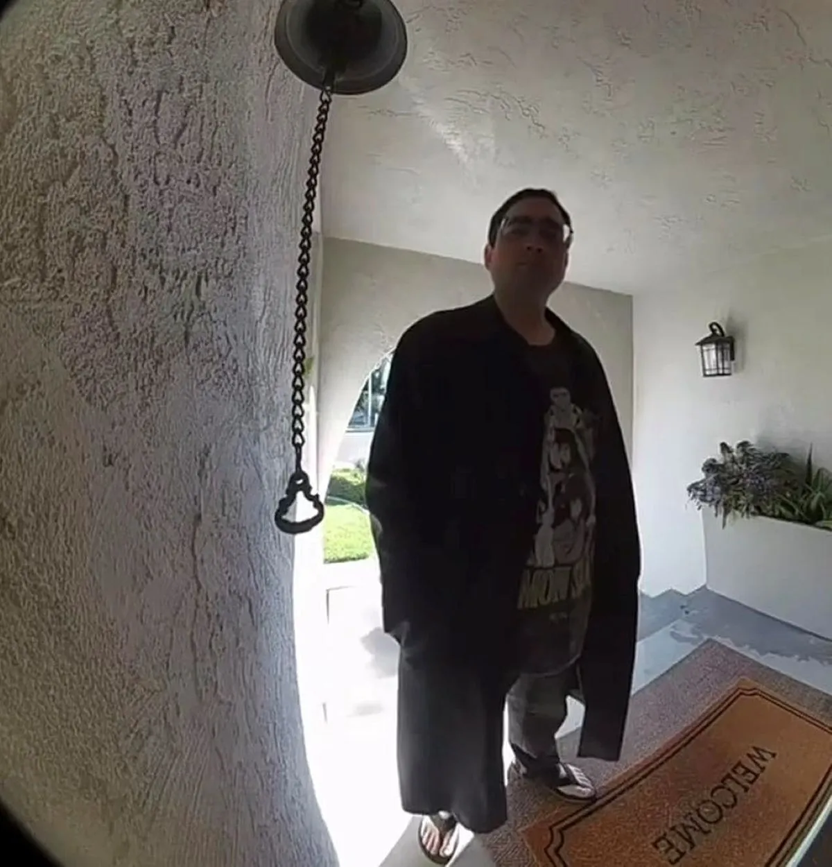 A screenshot from the viral video of Jason Nichols