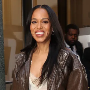 NEW YORK, NY - MARCH 18: Kerry Washington is seen on March 18, 2026 in New York City. (Photo by Jason Howard/Bauer-Griffin/GC Images)