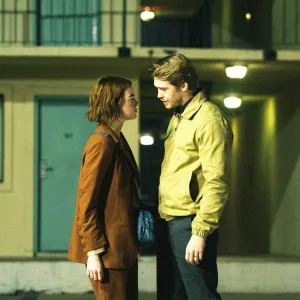 Emma Stone and Joe Alwyn in Kinds of Kindness