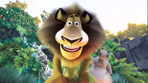 Marty the Zebra (CHRIS ROCK), Alex the Lion (BEN STILLER) and Gloria the Hippo (JADA PINKETT SMITH) in Madagascar