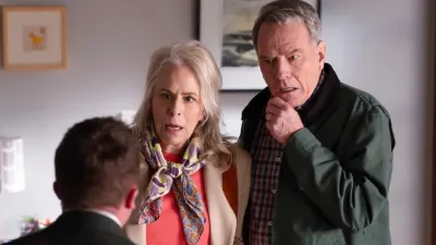 Frankie Muniz, Jane Kaczmarek and Bryan Cranston in Malcolm in the Middle: Life's Still Unfair