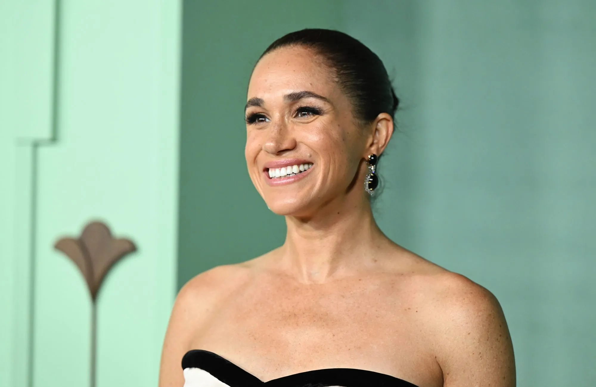 Meghan, Duchess of Sussex at the 2026 Fifteen Percent Pledge Fundraising Gala held at Paramount Studios on February 07, 2026 in Los Angeles, California. (Photo by Gilbert Flores/Variety via Getty Images)