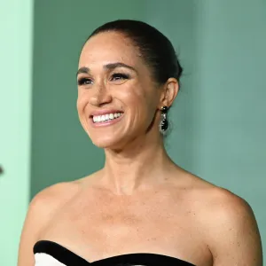 Meghan, Duchess of Sussex at the 2026 Fifteen Percent Pledge Fundraising Gala held at Paramount Studios on February 07, 2026 in Los Angeles, California. (Photo by Gilbert Flores/Variety via Getty Images)