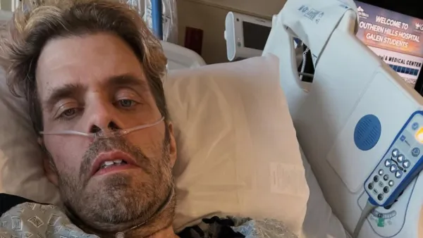 Perez Hilton Breaks Down in Tears After Being Released From Hospital Im in a Lot of Pain