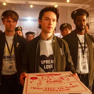 Tanner Byle, Jack Martin and Joshua Wade in Pizza Movie