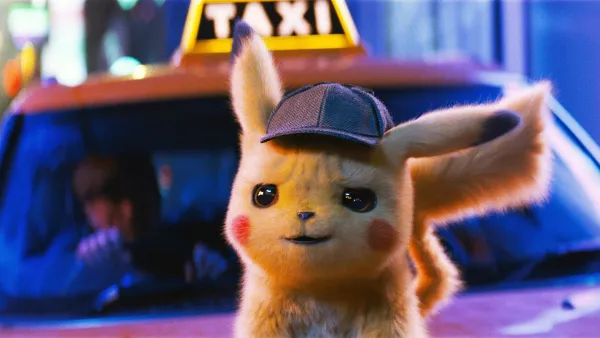 Ryan Reynolds in Pokemon Detective Pikachu