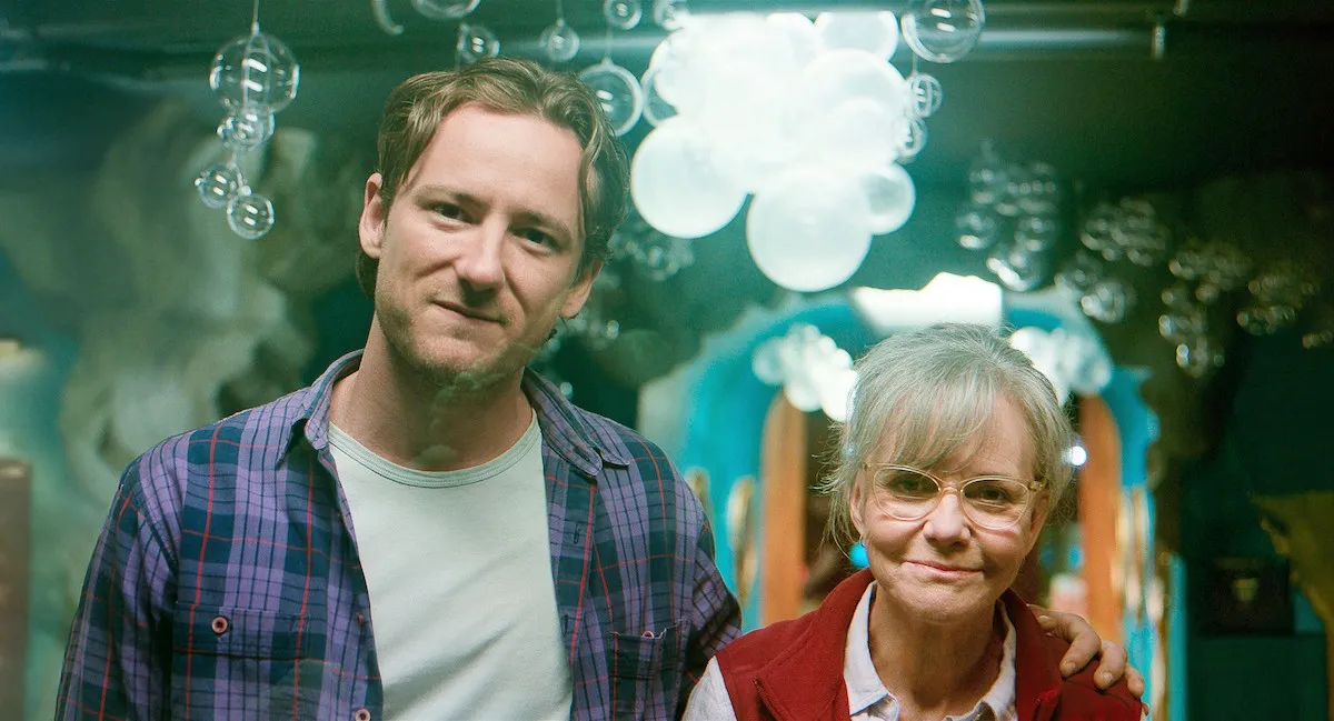 Lewis Pullman and Sally Field in Remarkably Bright Creatures