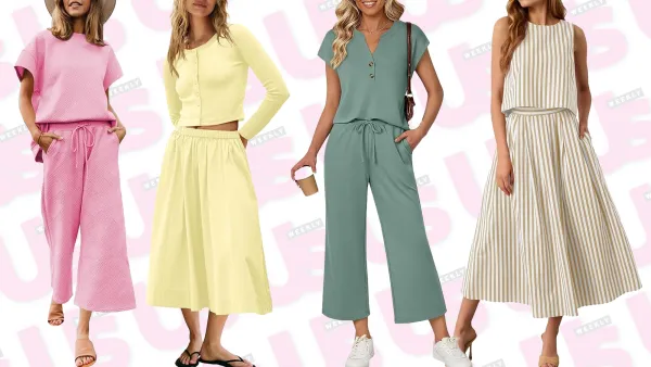 Pink, Yellow, Green and Beige