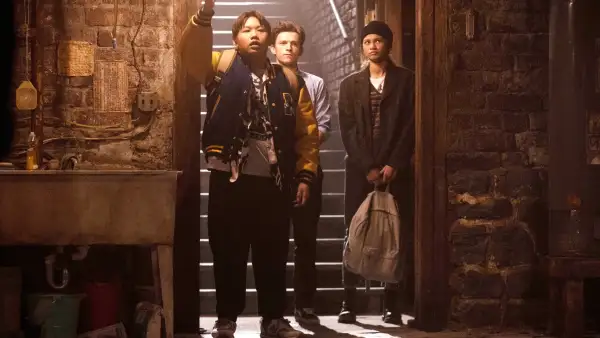 Jacob Batalon, Tom Holland and Zendaya in Spider-Man: No Way Replica Luxury Handbag
