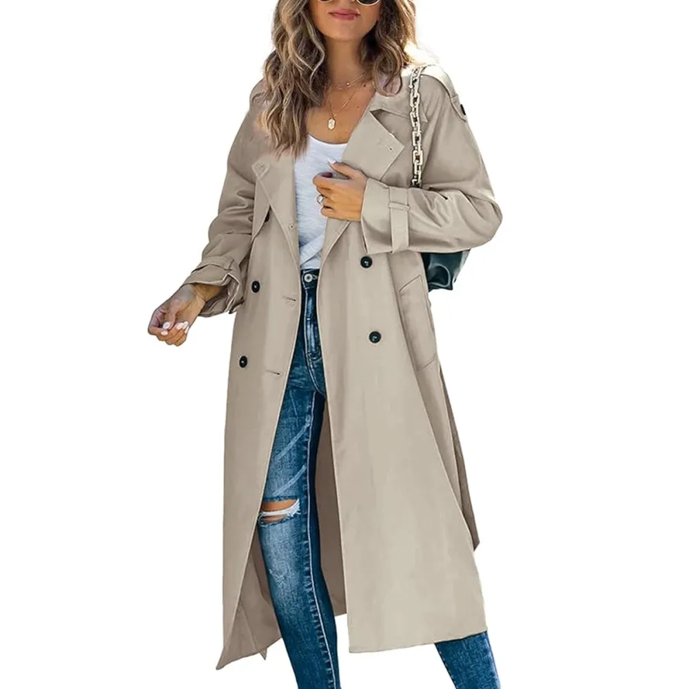 Makkrom Double Breasted Trench Coat