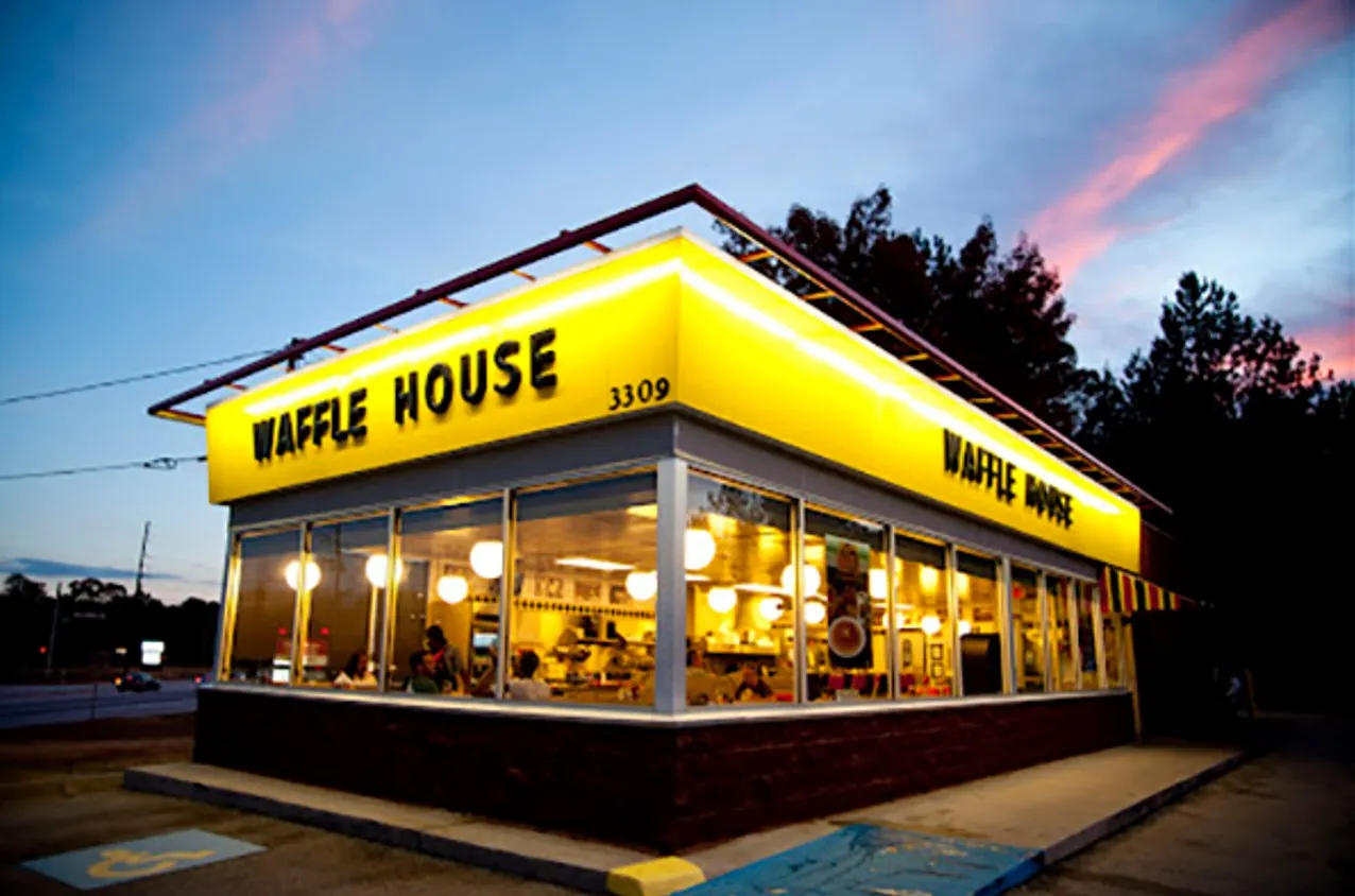 A Waffle House restaurant