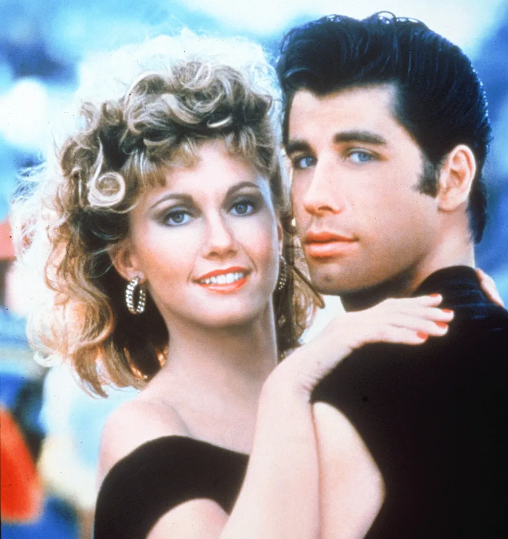 Olivia Newton-John and John Travolta