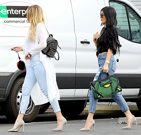 Khloe Kardashian and Kylie Jenner