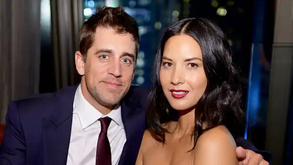 Aaron Rodgers and Olivia Munn