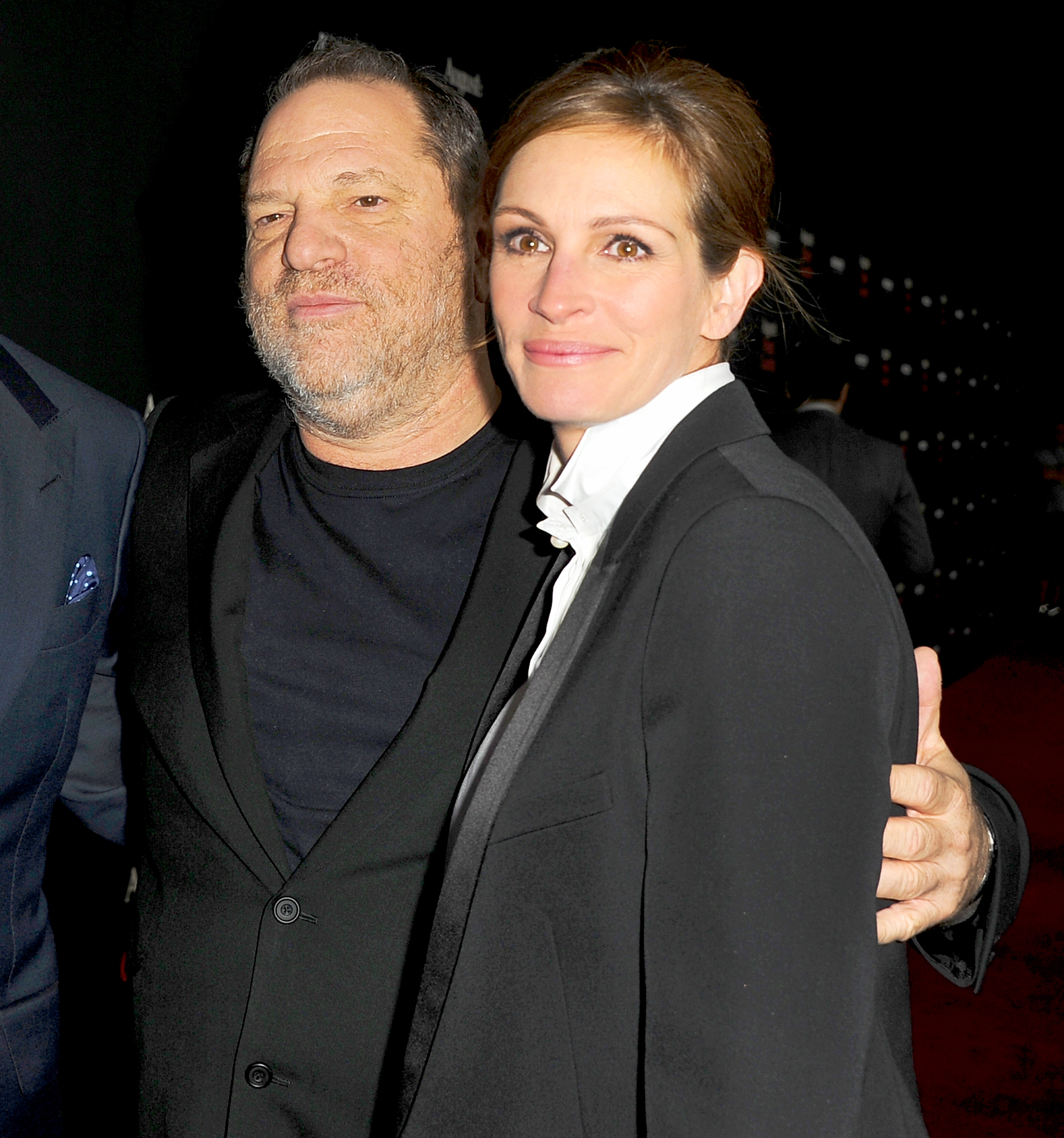 Harvey Weinstein and Julia Roberts