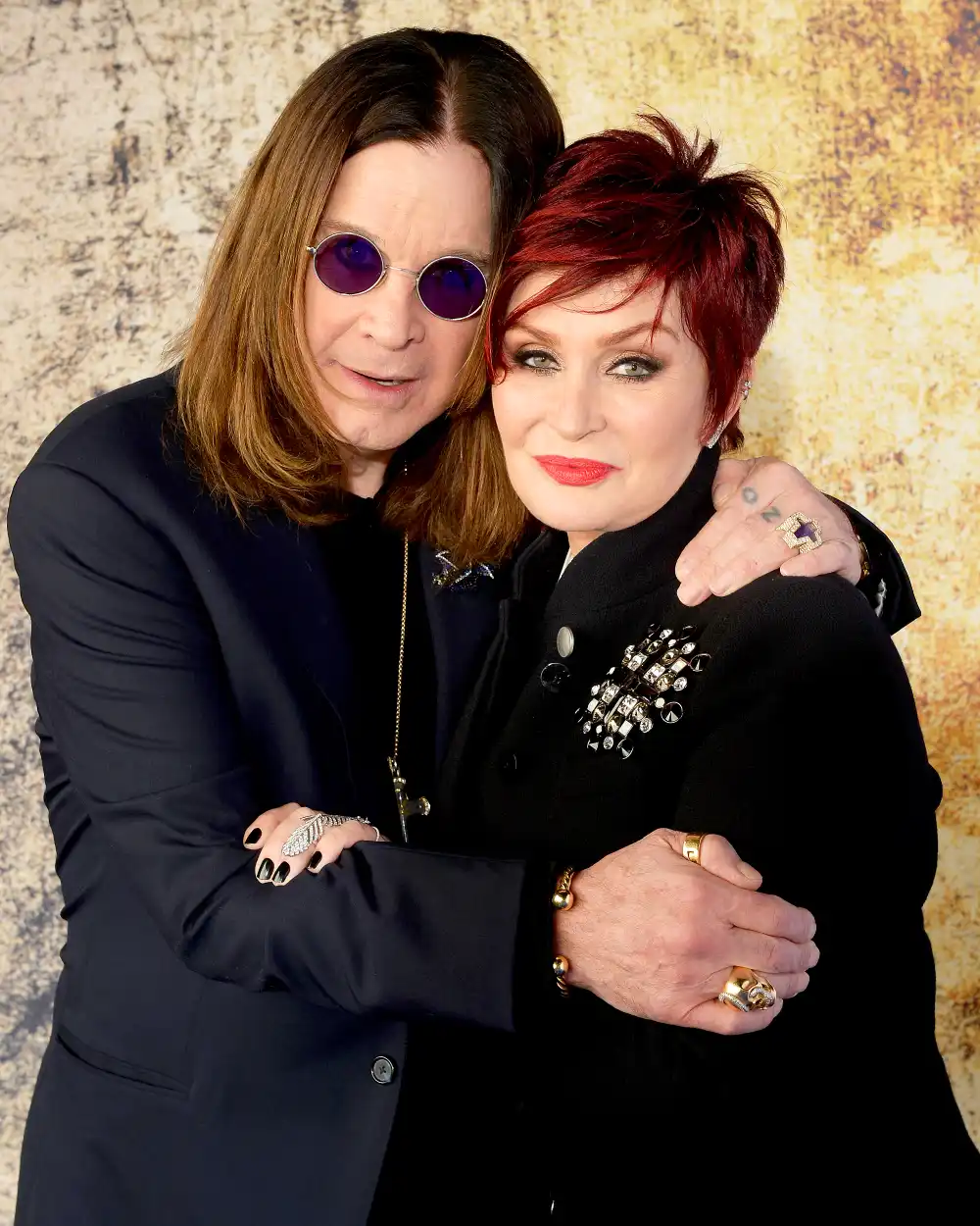 Ozzy Osbourne and Sharon Osbourne