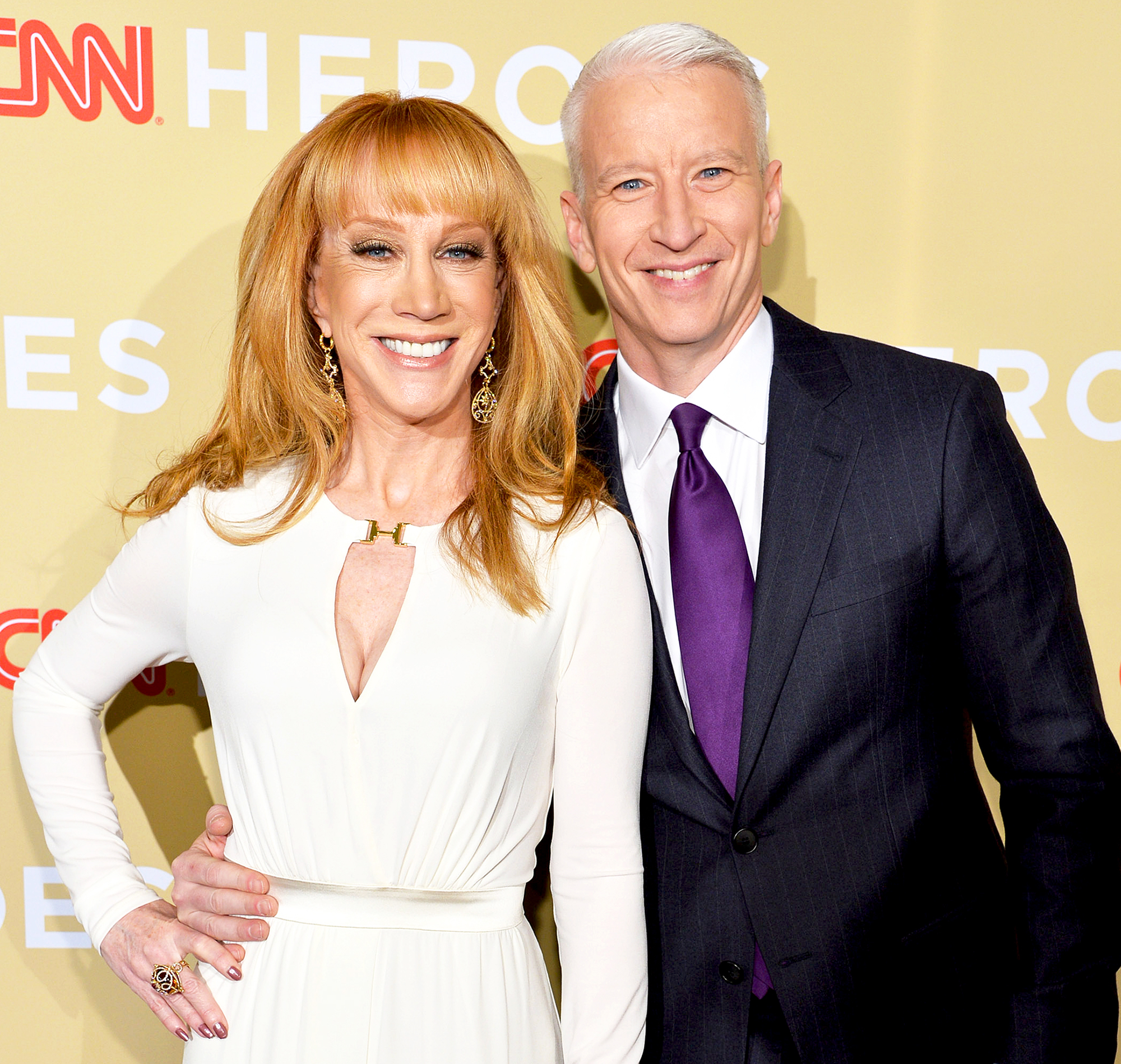 Kathy Griffin and Anderson Cooper